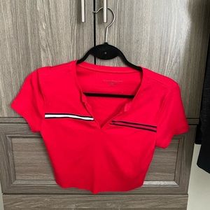 Cropped Tommy Hilfiger Short Sleeve